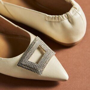 NWT Anthropologie Embellished Ballet Flats by Bibi Lou